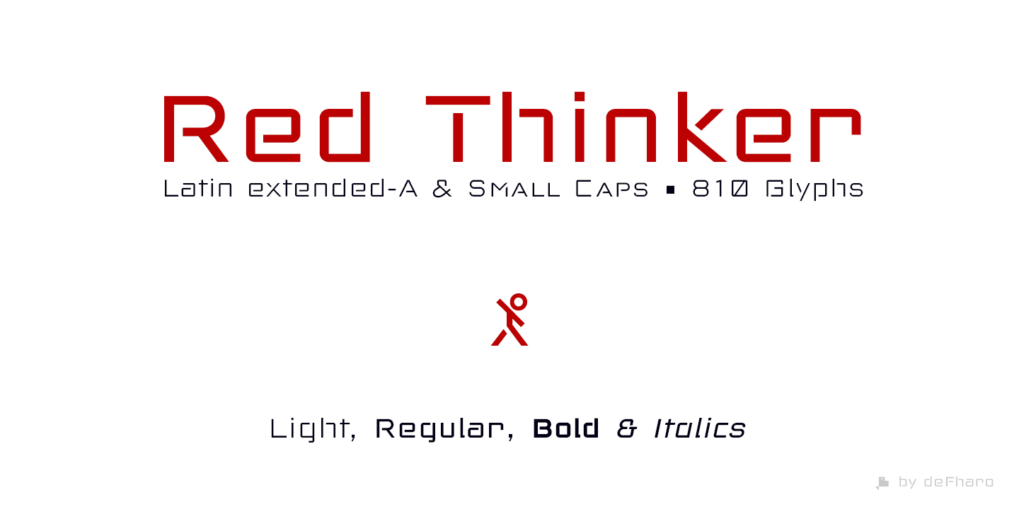 Пример шрифта Red Thinker